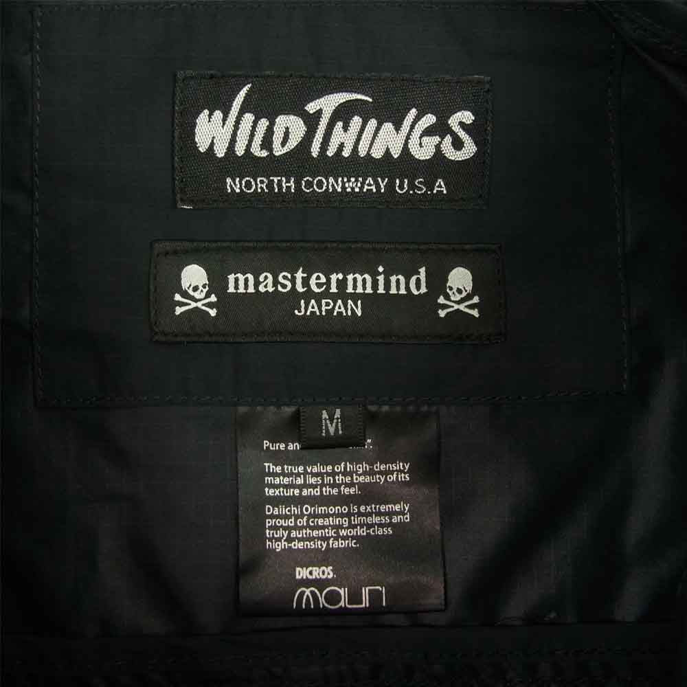 mastermind JAPAN マスターマインドジャパン 996-1211581 × WILDTHINGS ワイルドシングス マウンテン ジャケット ブラック系 M【新古品】【未使用】【中古】