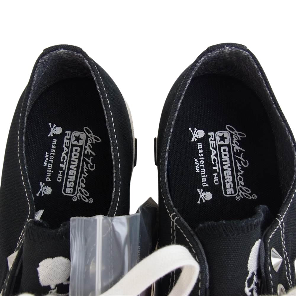 mastermind JAPAN マスターマインドジャパン CONVERSE JACK PURCELL GORE-TEX RH MMJ コンバース ジャックパーセル ローカットスニーカー ブラック系 9【新古品】【未使用】【中古】