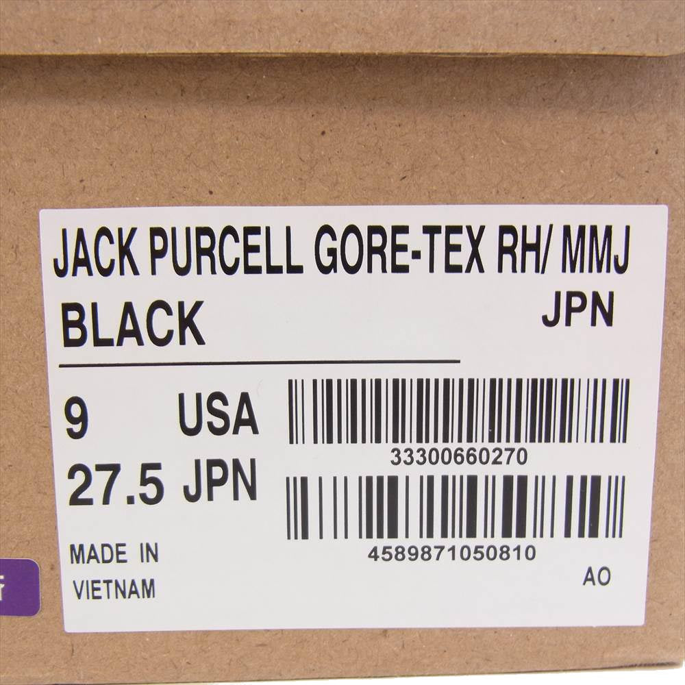 mastermind JAPAN マスターマインドジャパン CONVERSE JACK PURCELL GORE-TEX RH MMJ コンバース ジャックパーセル ローカットスニーカー ブラック系 9【新古品】【未使用】【中古】