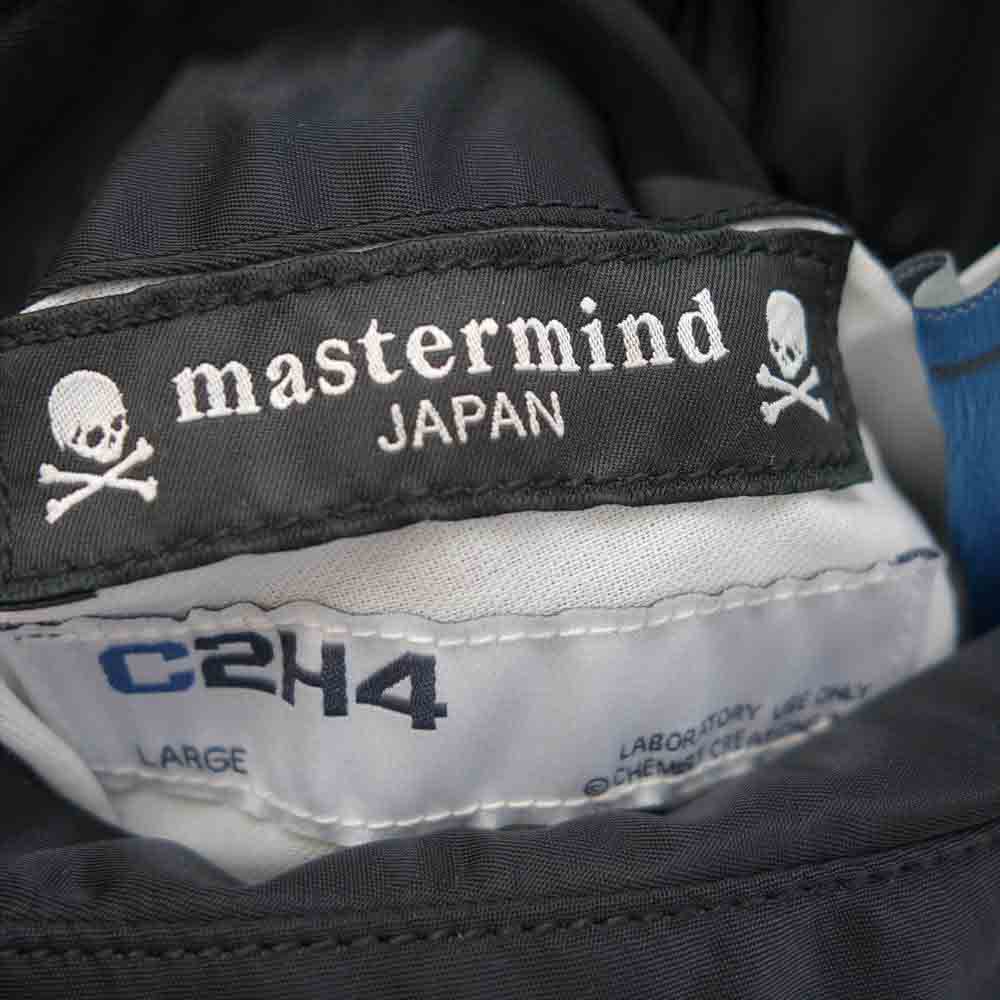 mastermind JAPAN マスターマインドジャパン 997-1211435 × ALPHA アルファ C2H4 TA1435-9060 BOMBER JACKET ボンバージャケット パープル ブラック系 パープル系 L【新古品】【未使用】【中古】