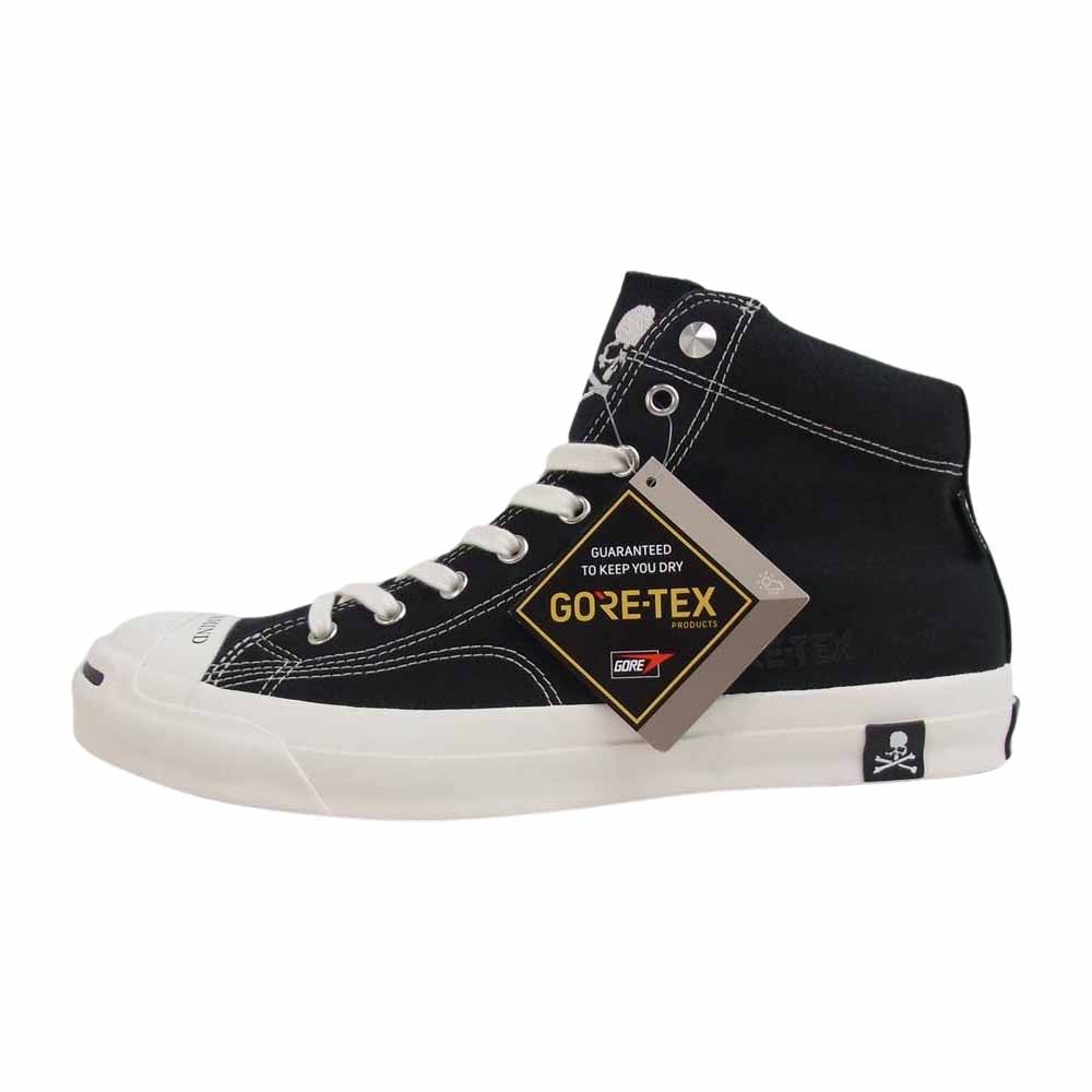 mastermind JAPAN マスターマインドジャパン CONVERSE JACK PURCELL GORE-TEX RH MID MMJ コンバース ジャックパーセル スニーカー 27.5cm ブラック系 9【新古品】【未使用】【中古】