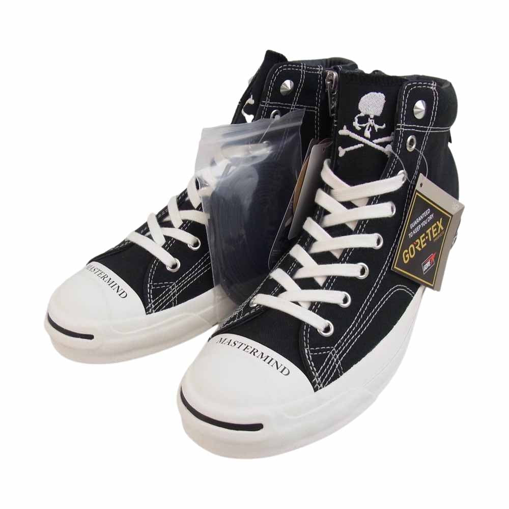 mastermind JAPAN マスターマインドジャパン CONVERSE JACK PURCELL GORE-TEX RH MID MMJ コンバース ジャックパーセル スニーカー 27.5cm ブラック系 9【新古品】【未使用】【中古】