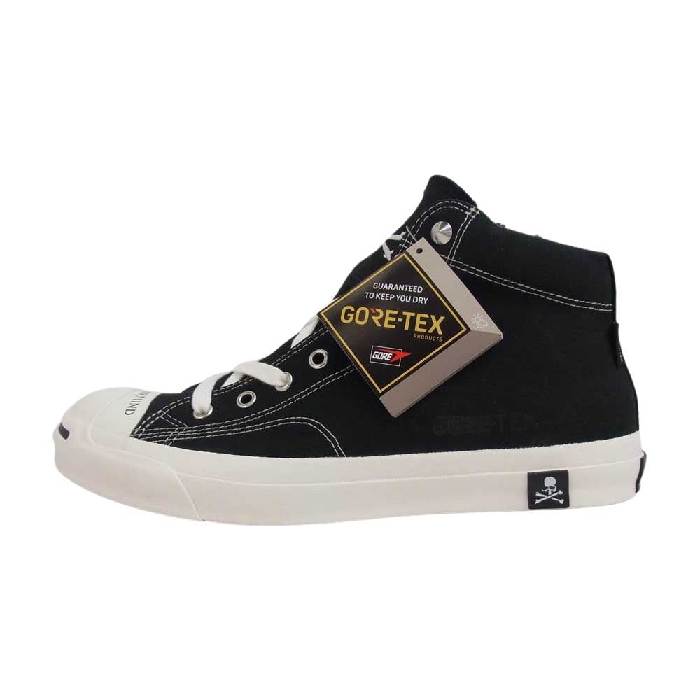 mastermind JAPAN マスターマインドジャパン CONVERSE JACK PURCELL GORE-TEX RH MID MMJ コンバース ジャックパーセル スニーカー 27cm ブラック系 8.5【新古品】【未使用】【中古】