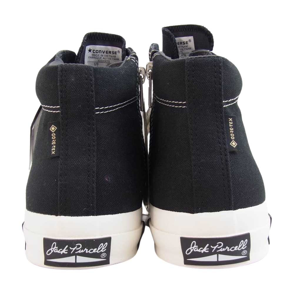 mastermind JAPAN マスターマインドジャパン CONVERSE JACK PURCELL GORE-TEX RH MID MMJ コンバース ジャックパーセル スニーカー 27cm ブラック系 8.5【新古品】【未使用】【中古】