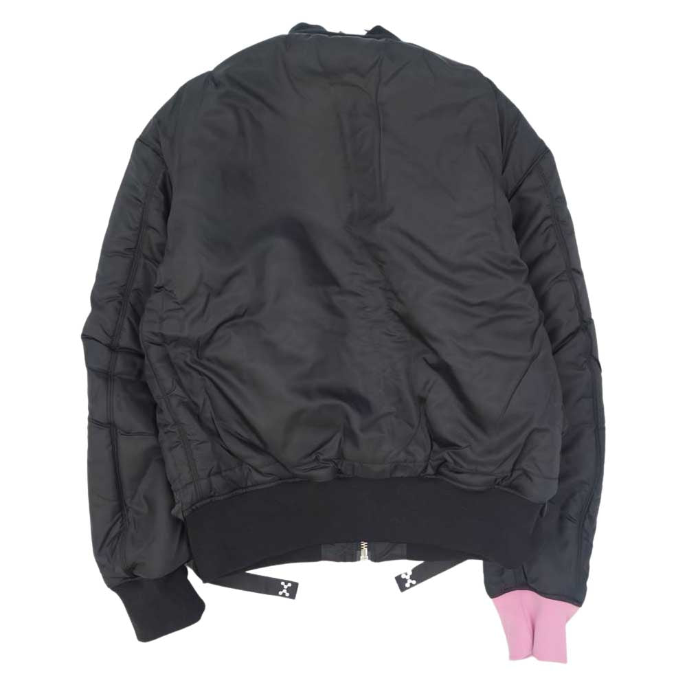 mastermind JAPAN マスターマインドジャパン 997-9211241 × ALPHA アルファ C2H4 TA1435-8041 BOMBER JACKET ボンバージャケット ピンク ブラック系 ピンク系 M【新古品】【未使用】【中古】