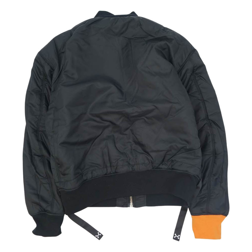 mastermind JAPAN マスターマインドジャパン 997-9211241 × ALPHA アルファ C2H4 TA1435-8028 BOMBER JACKET ボンバージャケット オレンジ ブラック系 オレンジ系 M【新古品】【未使用】【中古】