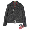 mastermind JAPAN マスターマインドジャパン 996-9217613 × Schott ショット USA製 7598 ダブル ライダース ジャケット レザージャケット ブラック系 36【新古品】【未使用】【中古】