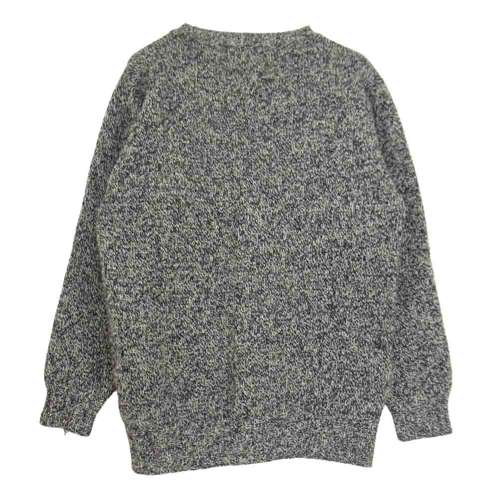 ローレンスジェイスミス ウール ニット セーター ゴマ塩 ブラック系 36【中古】