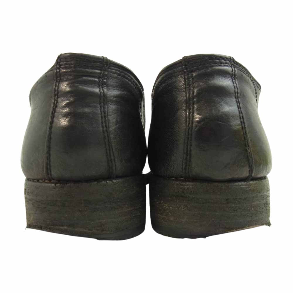GUIDI グイディ 992 DONKEY FULL GRAIN レザー ダービー ビジネス シューズ ブラック系 42【中古】