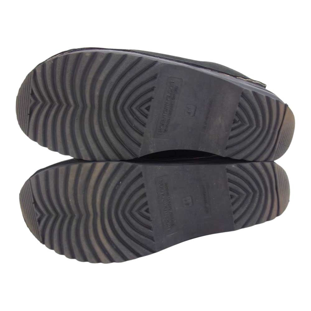 トロエントープ Swedish Clog スウェディシュクロッグ ウッドソール サボ サンダル ヌバック ブラック系 41【中古】