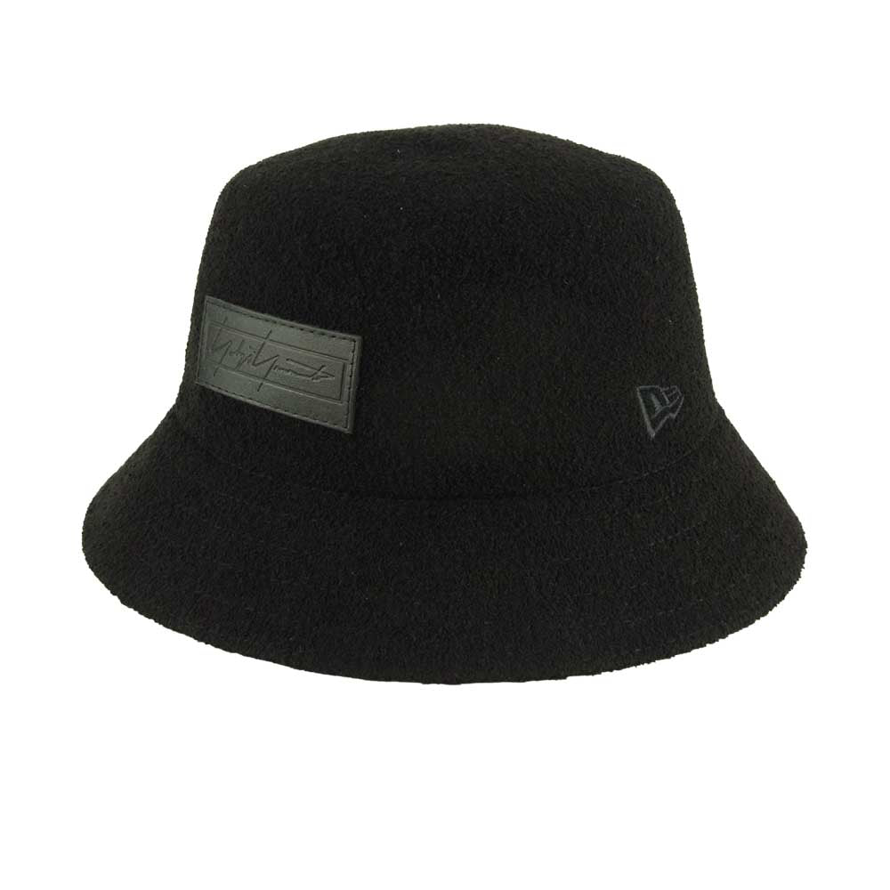 Yohji Yamamoto ヨウジヤマモト POUR HOMME プールオム HG-H75-974 NEW ERA BUCKET YYFM LPATCH ロゴパッチ バケットハット ブラック系 M/L【中古】