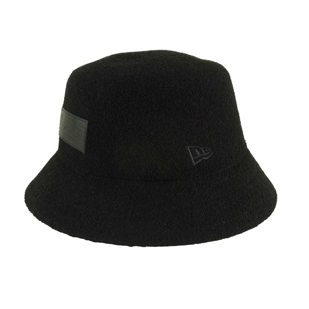 Yohji Yamamoto ヨウジヤマモト POUR HOMME プールオム HG-H75-974 NEW ERA BUCKET YYFM LPATCH ロゴパッチ バケットハット ブラック系 M/L【中古】