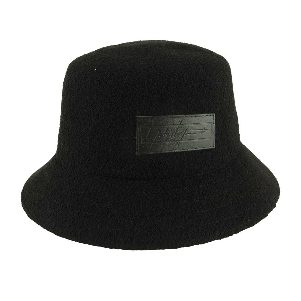 Yohji Yamamoto ヨウジヤマモト POUR HOMME プールオム HG-H75-974 NEW ERA BUCKET YYFM LPATCH ロゴパッチ バケットハット ブラック系 M/L【中古】