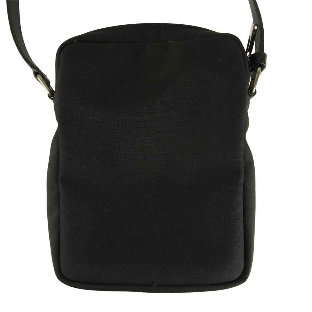 SAINT LAURENT サンローラン 581700-9w0bd-1000 SID POUCH IN CANVAS AND LEATHER クロスボディ バッグ ブラック系【中古】