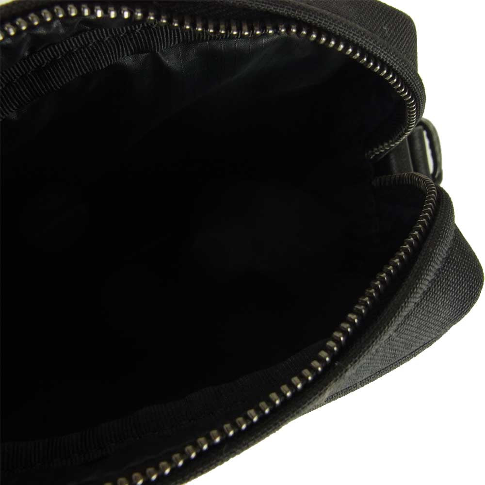 SAINT LAURENT サンローラン 581700-9w0bd-1000 SID POUCH IN CANVAS AND LEATHER クロスボディ バッグ ブラック系【中古】
