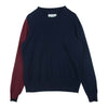 MAISON MARGIELA メゾンマルジェラ S30HB0232 マルジェラジャパンタグ カシミア モヘヤ混 バイカラー ニット ネイビー系 レッド系 S【中古】