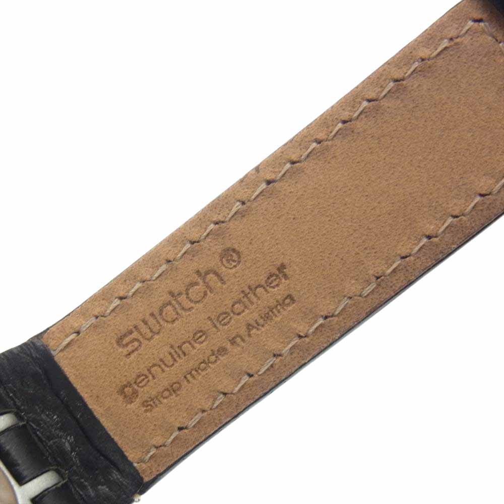 Swatch スウォッチ IRONY chrono アイロニー クロノ シルバー系 ブラック系【美品】【中古】