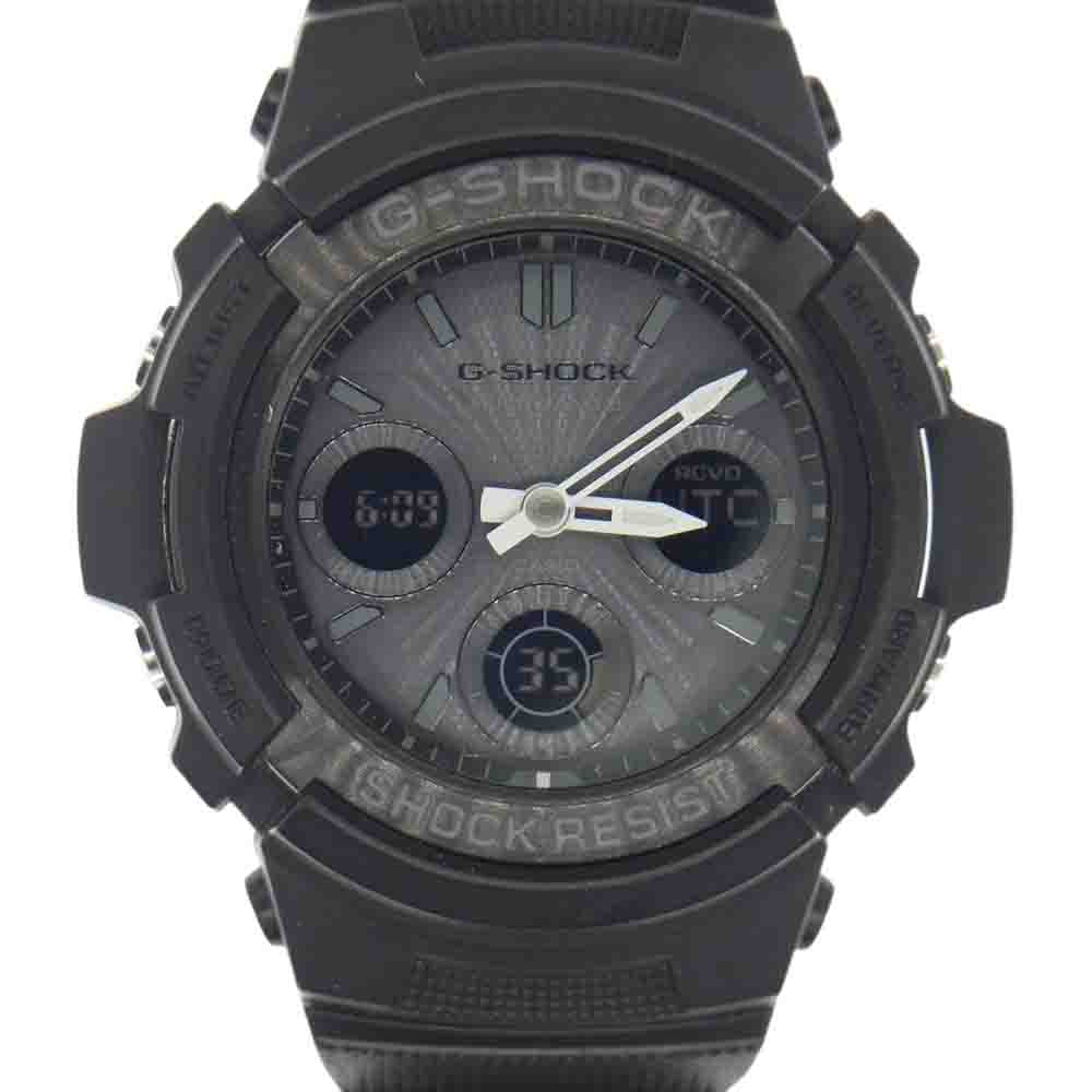 CASIO G-SHOCK カシオ ジーショック AWG-M100BC-1AJF 電波ソーラー マルチバンド ブラック ブラック系【中古】