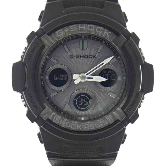 CASIO G-SHOCK カシオ ジーショック AWG-M100BC-1AJF 電波ソーラー マルチバンド ブラック ブラック系【中古】