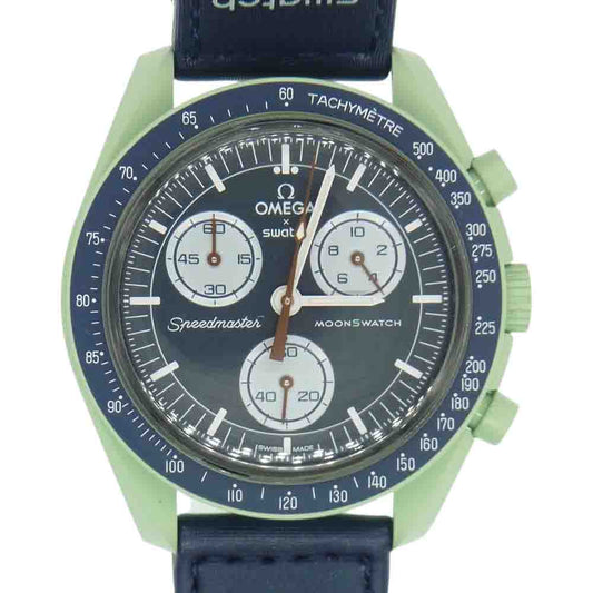 OMEGA オメガ SWATCH スウォッチ Mission on EARTH ミッション オン アース  Earth【極上美品】【中古】