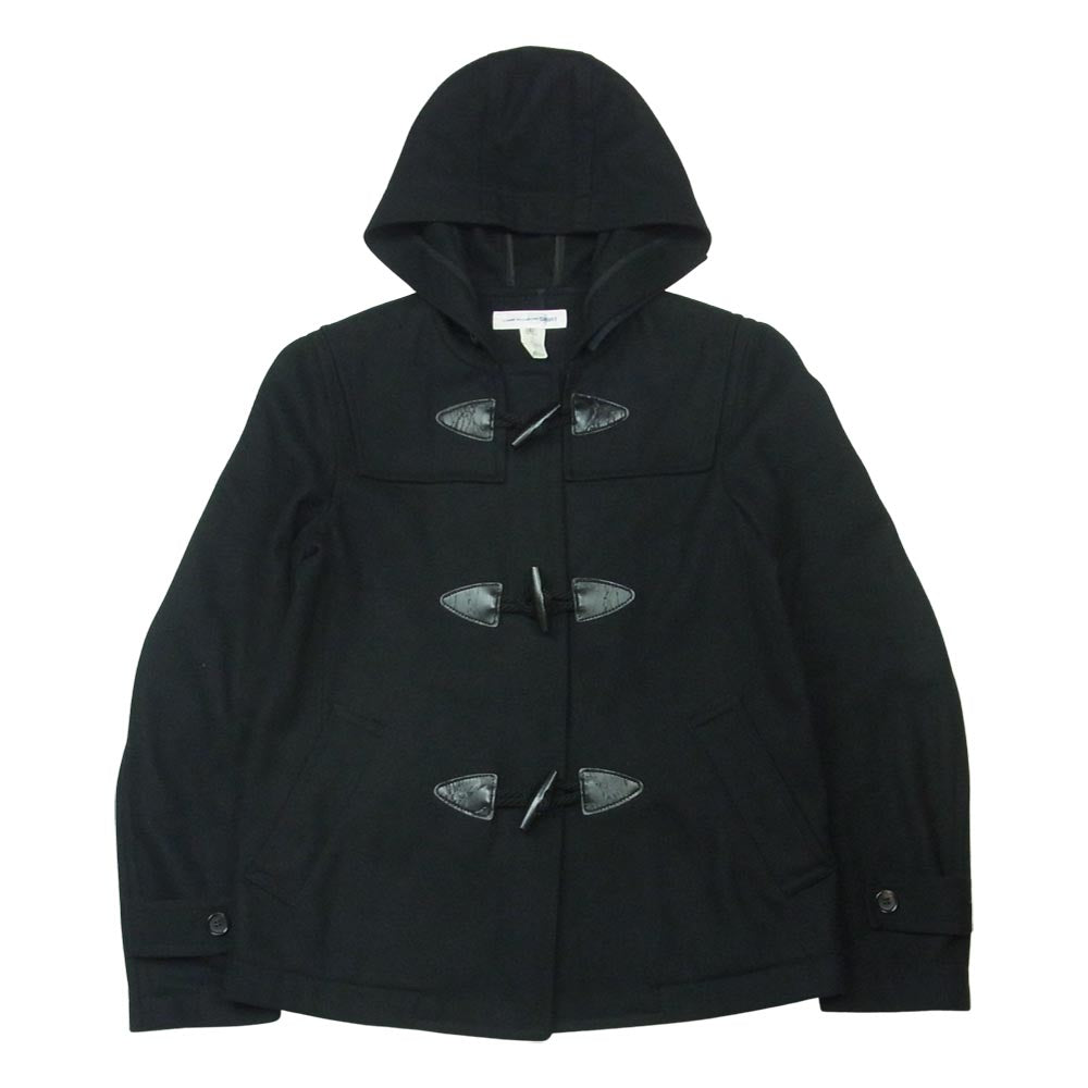COMME des GARCONS コムデギャルソン SHIRT シャツ ウール ダッフル コート フランス製 ブラック系 L【中古】