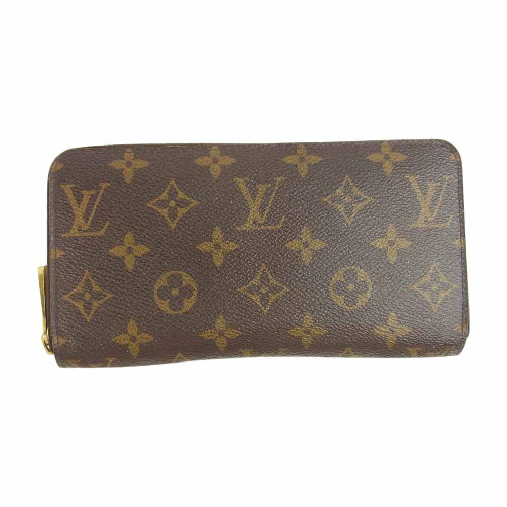 LOUIS VUITTON ルイ・ヴィトン M60017 モノグラム ジッピー ウォレット  財布 ブラウン系【中古】