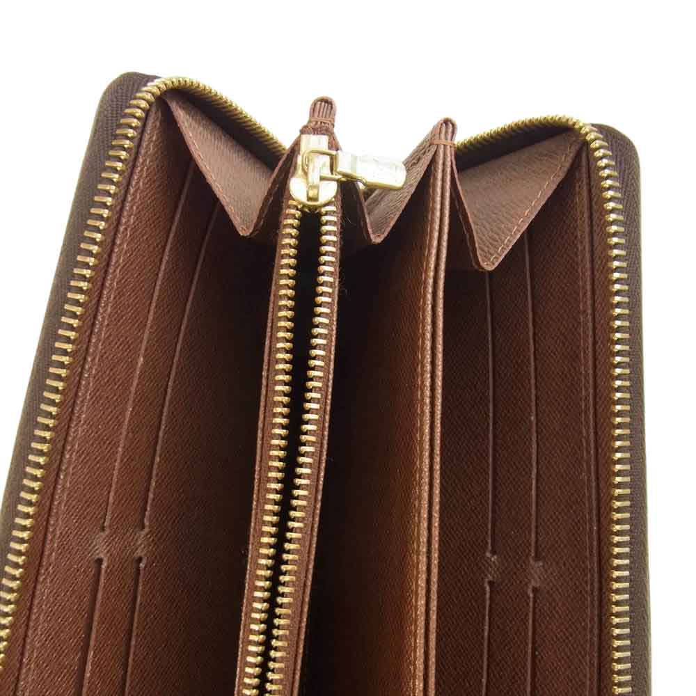 LOUIS VUITTON ルイ・ヴィトン M60017 モノグラム ジッピー ウォレット  財布 ブラウン系【中古】