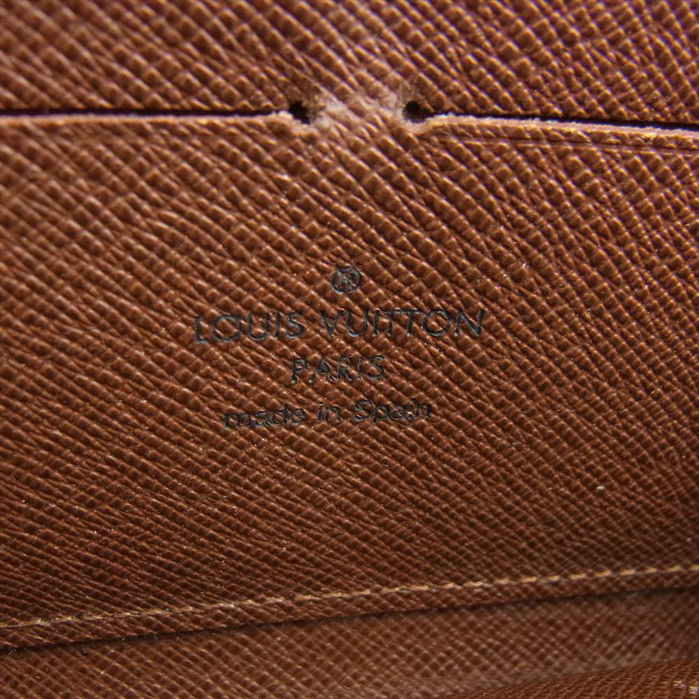 LOUIS VUITTON ルイ・ヴィトン M60017 モノグラム ジッピー ウォレット  財布 ブラウン系【中古】