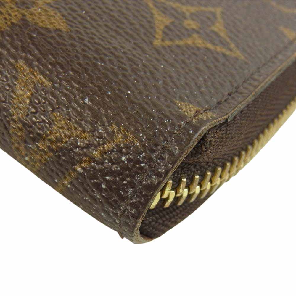 LOUIS VUITTON ルイ・ヴィトン M60017 モノグラム ジッピー ウォレット  財布 ブラウン系【中古】
