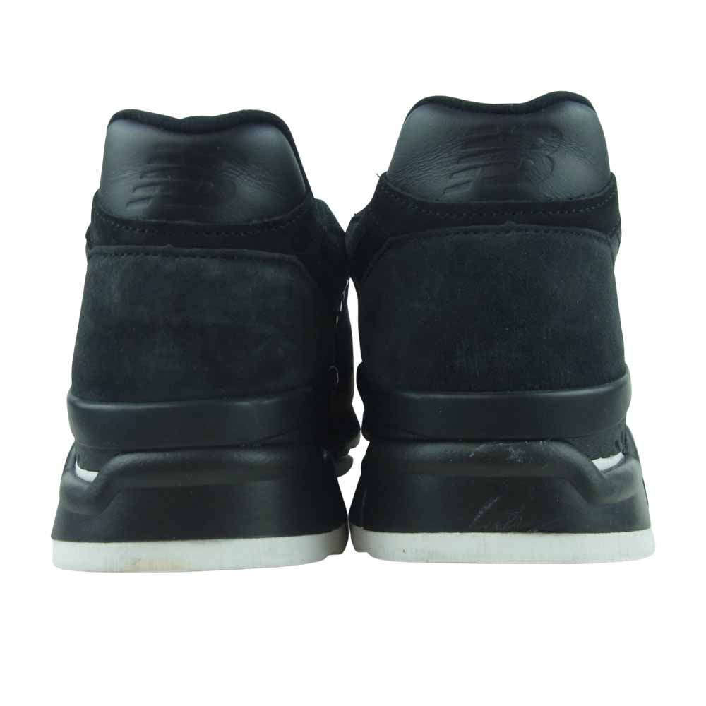 NEW BALANCE ニューバランス M998PRMR PREMIER プレミア スニーカー アメリカ製 ブラック系 ベージュ系 29cm【中古】