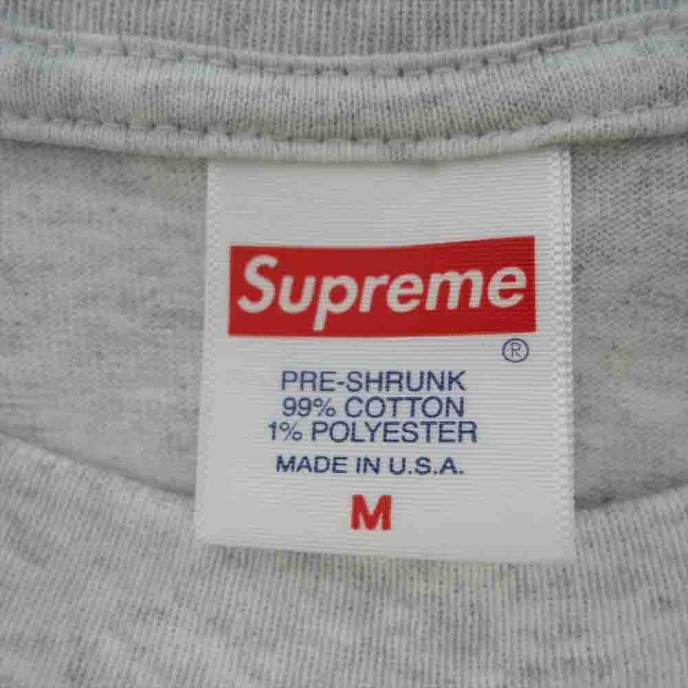 Supreme シュプリーム 21AW Thrasher Skyline Tee スラッシャー スカイライン Tシャツ グレー系 M【美品】【中古】