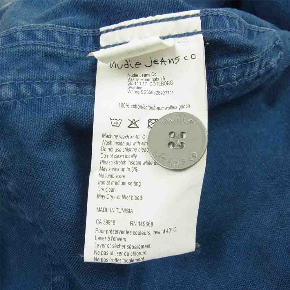 Nudie Jeans ヌーディージーンズ PAUL WORKER JKT ワーク ジャケット ブルー系 S【中古】