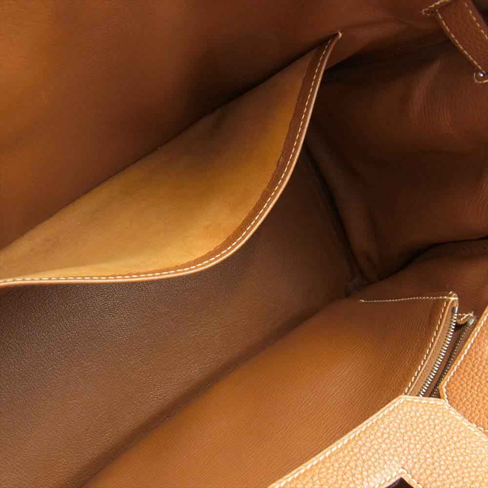 HERMES エルメス バーキン35 トゴ ゴールド シルバー金具 □H刻印 04年製 ゴールド【中古】