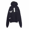 OFF-WHITE オフホワイト Ice Man Over Hoodie S OMBB037R19B970011088 アイスマン オーバーサイズ フーディ ・パーカー ブラック系 S【中古】