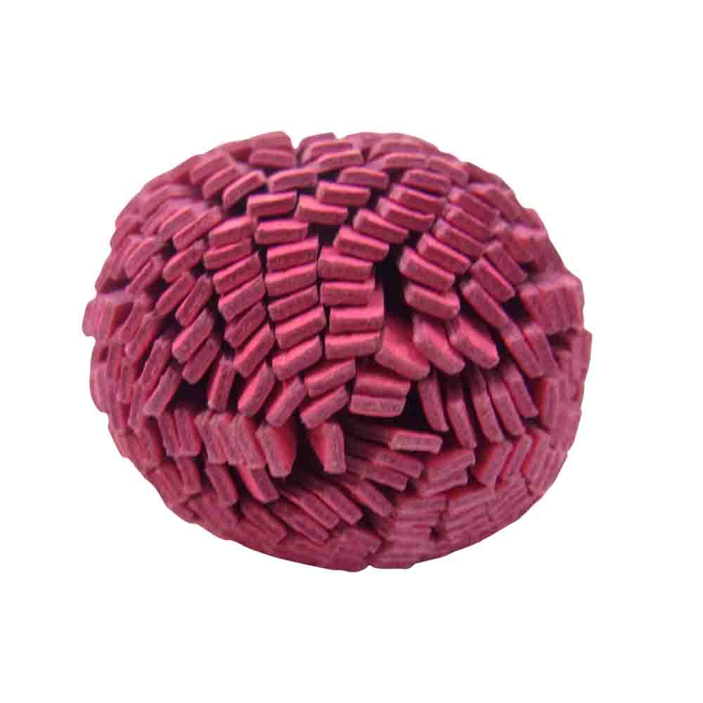 J&M Davidson ジェイアンドエムデヴィッドソン POMPOM CHARM ポンポンチャーム レザー バッグチャーム キーホルダー ピンク ピンク系【中古】