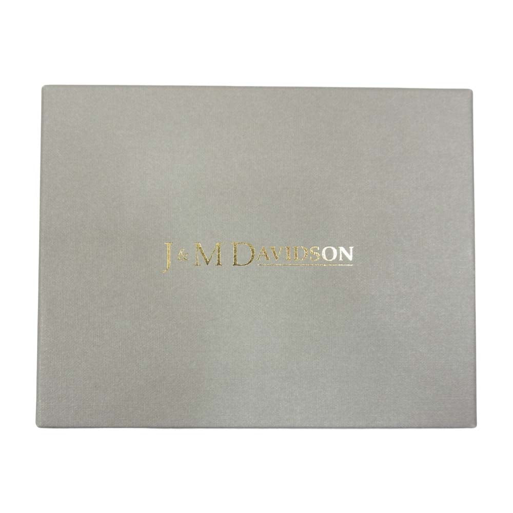 J&M Davidson ジェイアンドエムデヴィッドソン POMPOM CHARM ポンポンチャーム レザー バッグチャーム キーホルダー ブラック ブラック系【中古】