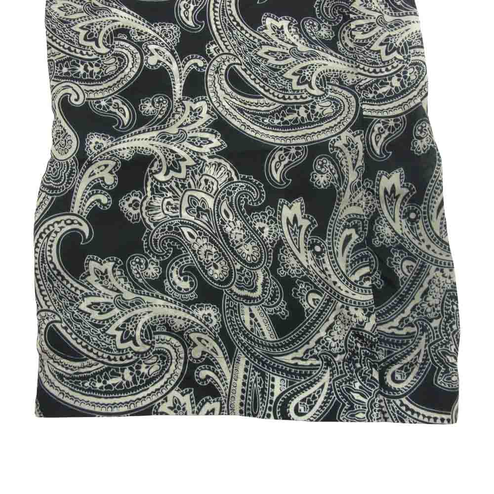 ACNE STUDIOS アクネストゥディオズ TENNESSEE CU PR SS17 ペイズリー柄 キュプラ リラックス ワイド パンツ バンダナ柄 ネイビー系 36【中古】