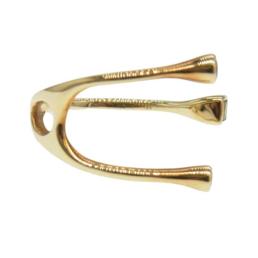 ヒロタカ CR35KDRM K10 Yellow Gold Diamond Cuff Ring 10Kイエローゴールド 0.15ctダイヤモンド カフ リング ゴールド系【中古】