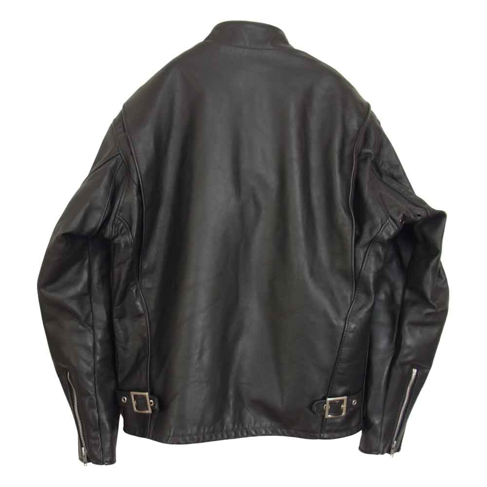 schott ショット USA製 641 シングル ライダース ジャケット ライナー付き ブラック系 38【中古】