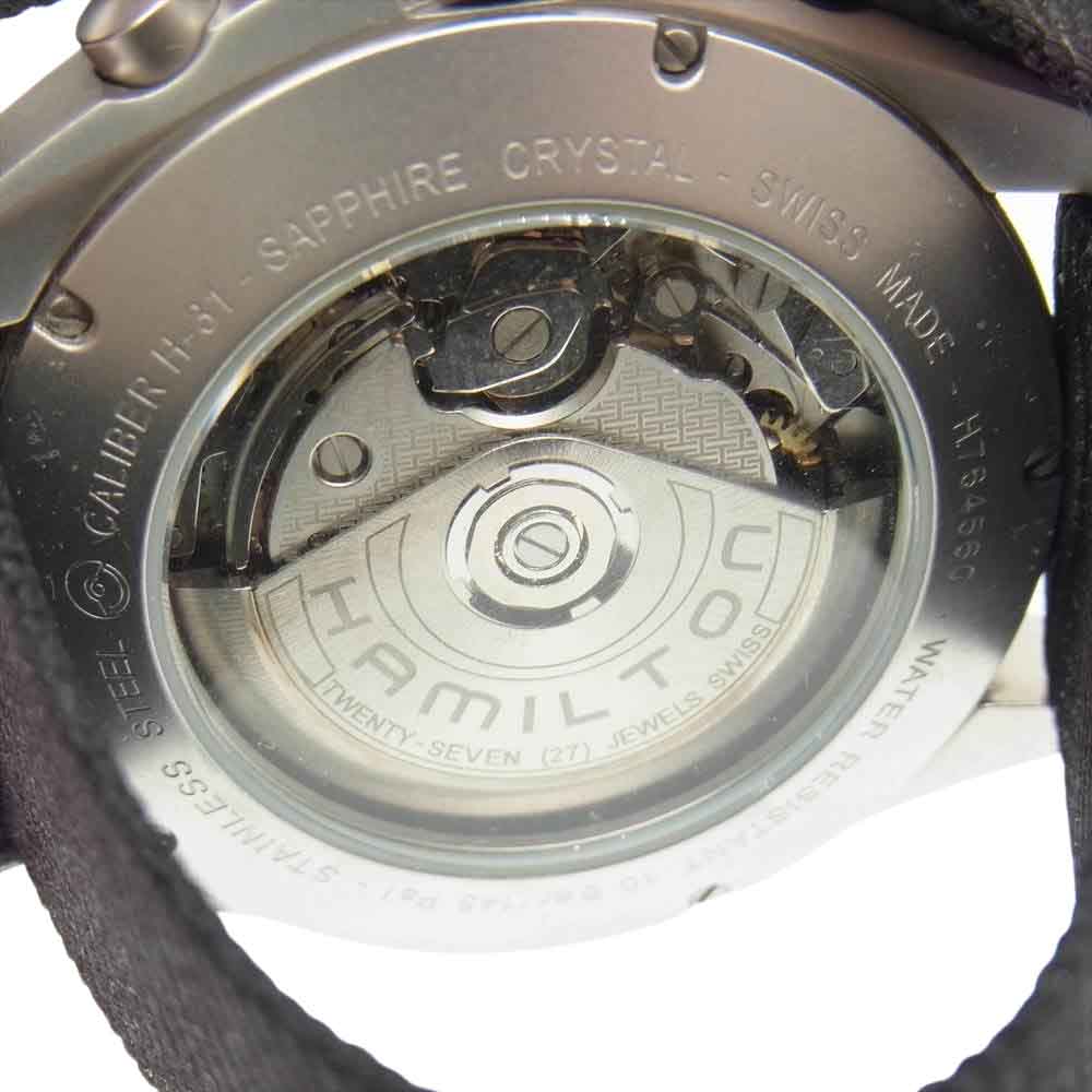 HAMILTON ハミルトン H76456435 カーキ パイロット パイオニア オートクロノ グレー系【極上美品】【中古】