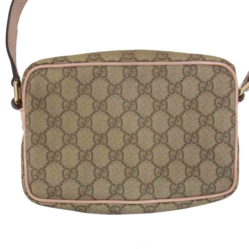 GUCCI グッチ 201447 467891 GGスプリーム ショルダーバッグ ピンク系【中古】