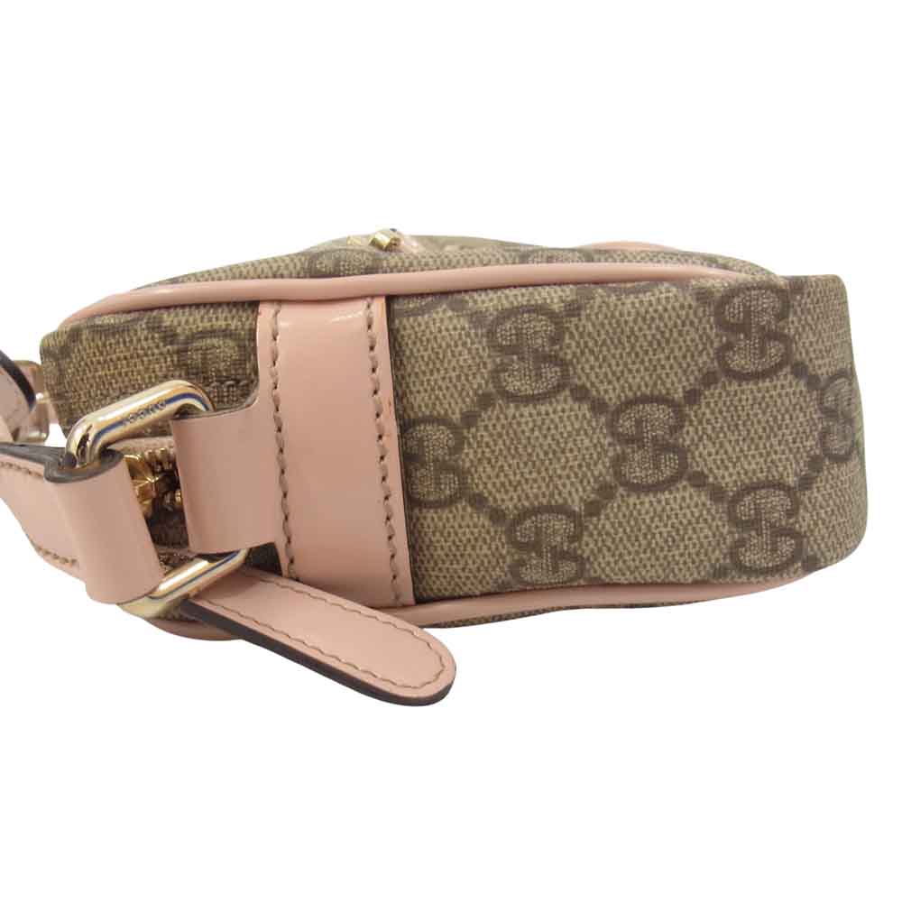 GUCCI グッチ 201447 467891 GGスプリーム ショルダーバッグ ピンク系【中古】