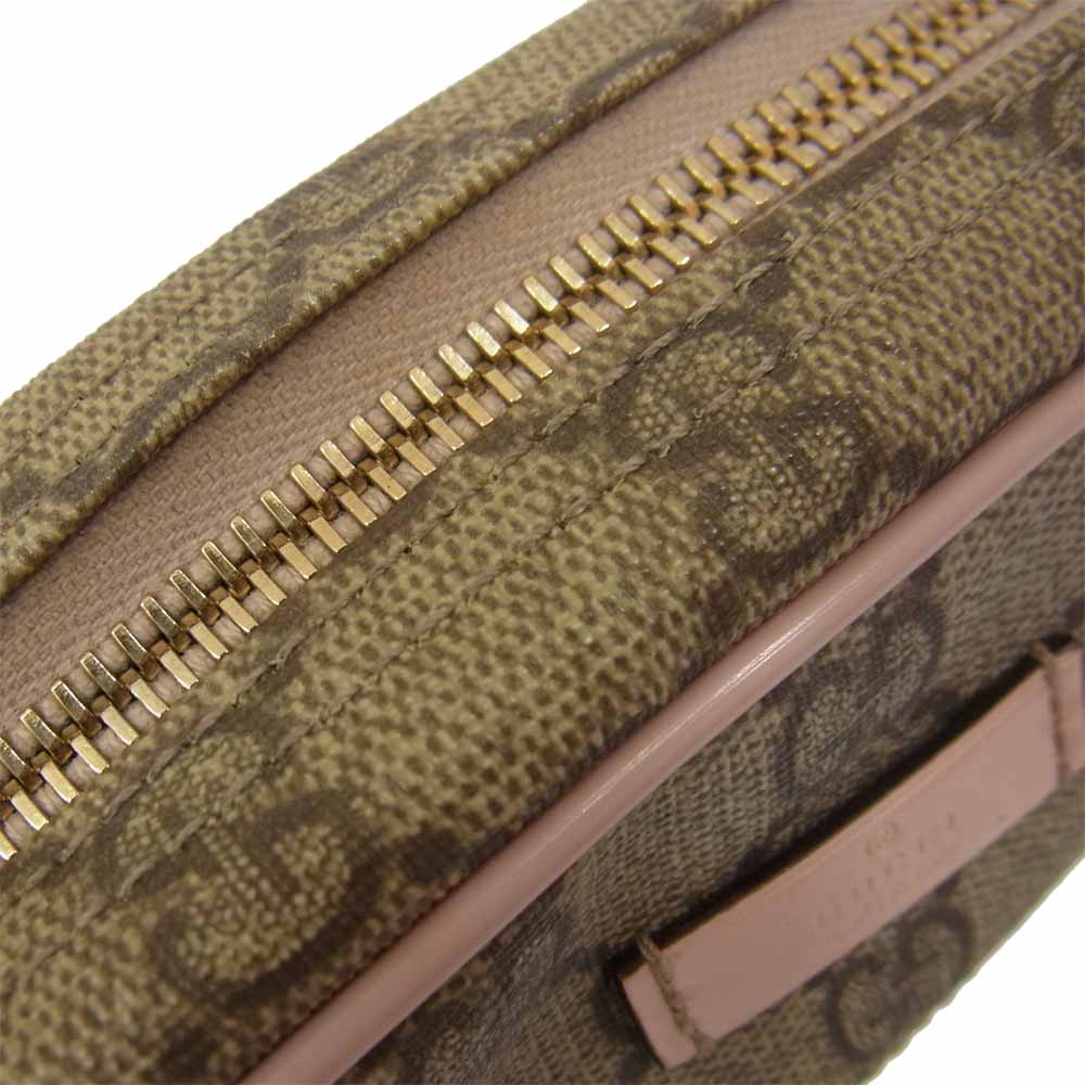 GUCCI グッチ 201447 467891 GGスプリーム ショルダーバッグ ピンク系【中古】