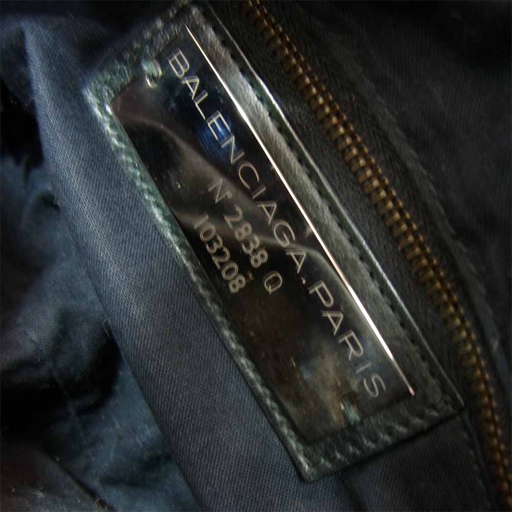 BALENCIAGA バレンシアガ 103208 ザファースト ハンドバッグ ブラック系【中古】