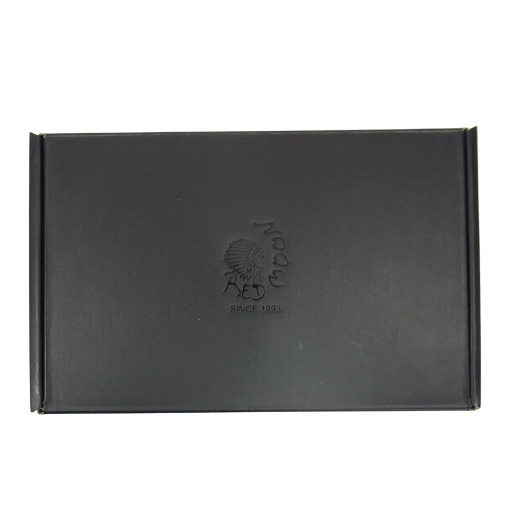 REDMOON レッドムーン HM-CW02O レザー コンチョボタン ロングウォレット 長財布 ブラウン系【極上美品】【中古】