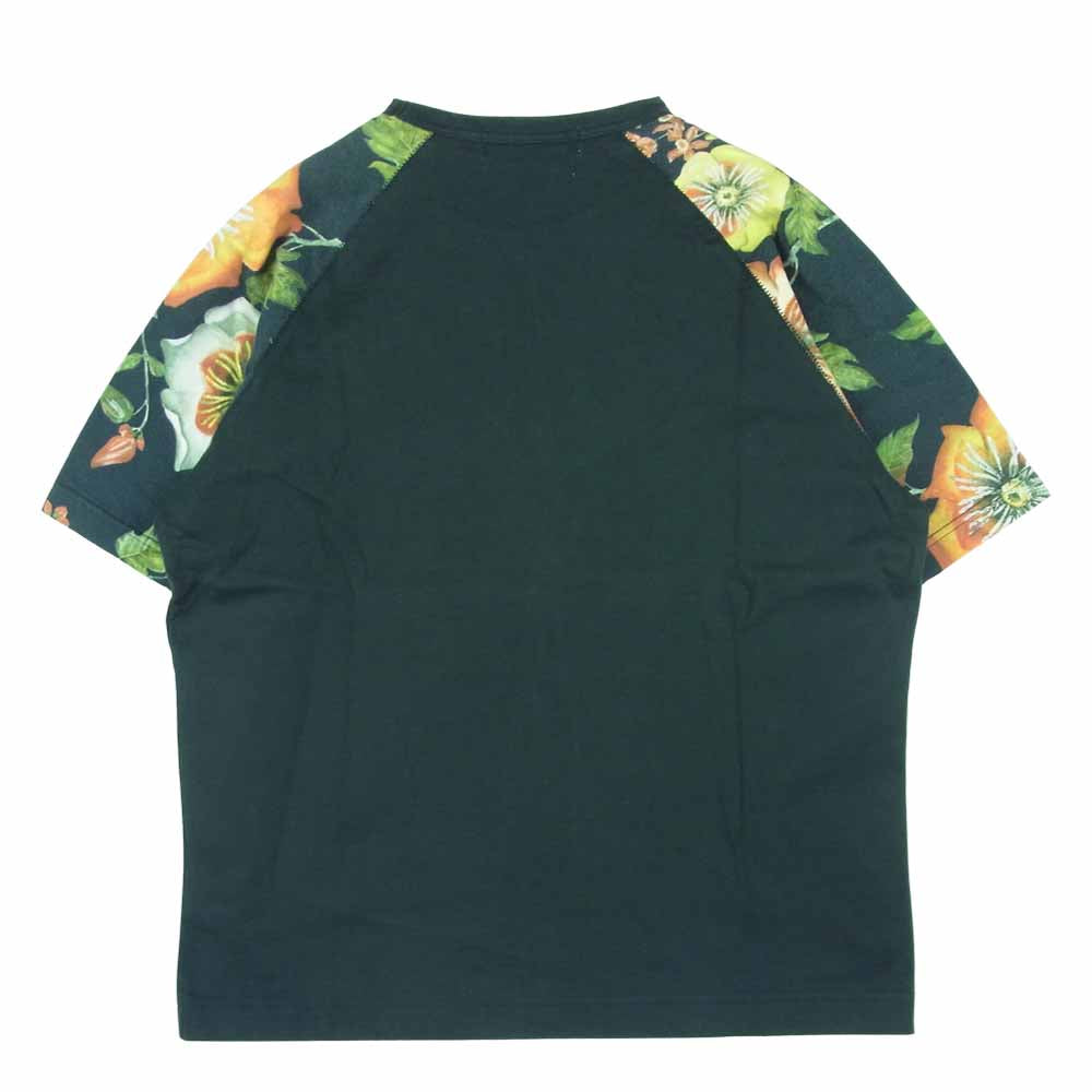Y's Yohji Yamamoto ワイズ ヨウジヤマモト 袖総柄 ラグラン 半袖 Tシャツ ブラック系【中古】