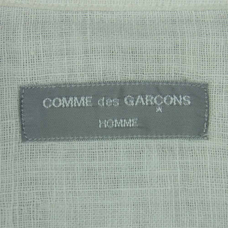 COMME des GARCONS HOMME コムデギャルソンオム AD2001 HE-B023 刺繍襟 長袖 シャツ オフホワイト系【中古】