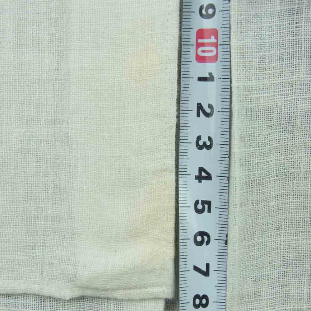 COMME des GARCONS HOMME コムデギャルソンオム AD2001 HE-B023 刺繍襟 長袖 シャツ オフホワイト系【中古】