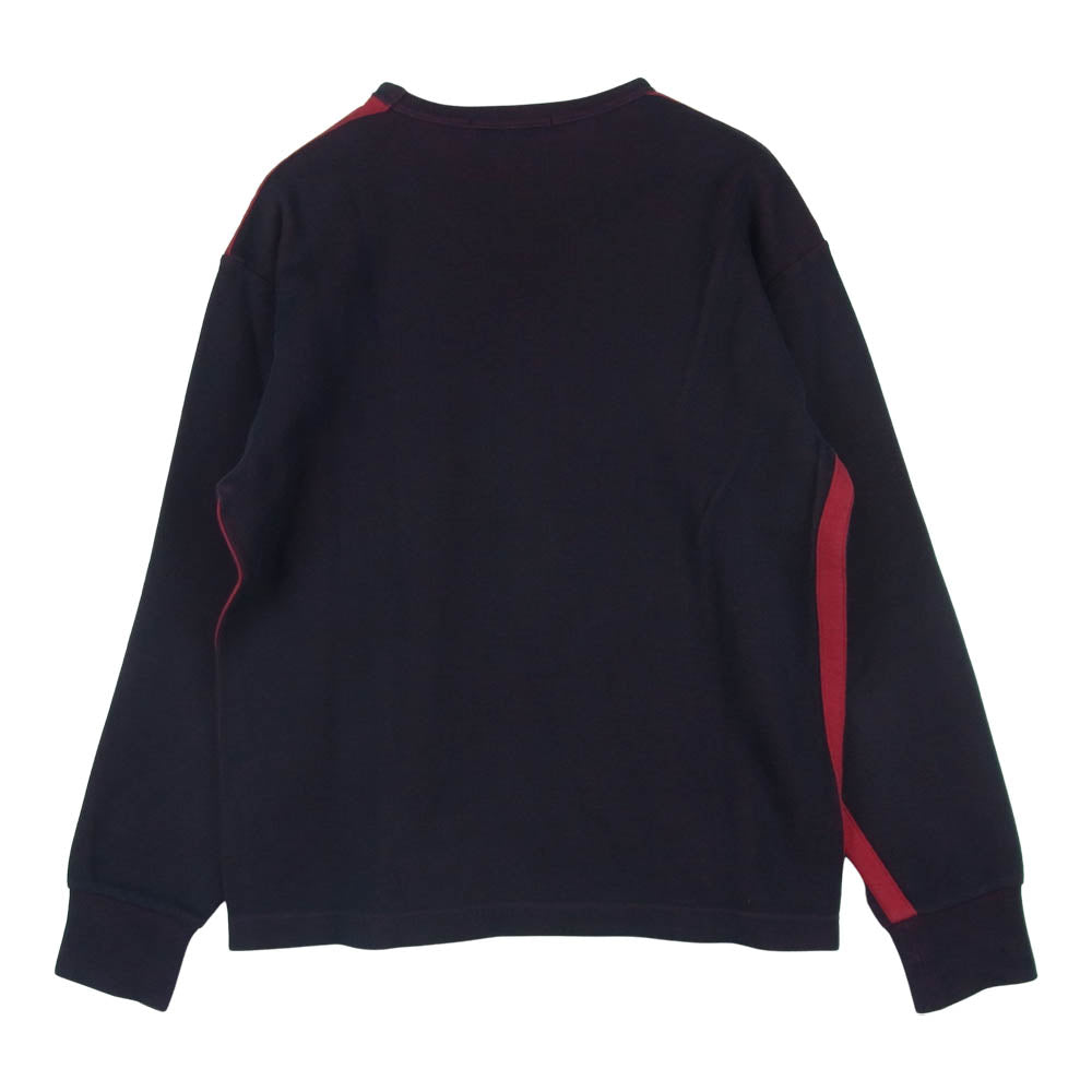 COMME des GARCONS HOMME コムデギャルソンオム AD2006 HR-T005 クルーネック 長袖 カットソー ニット パープル系 レッド系 S【中古】