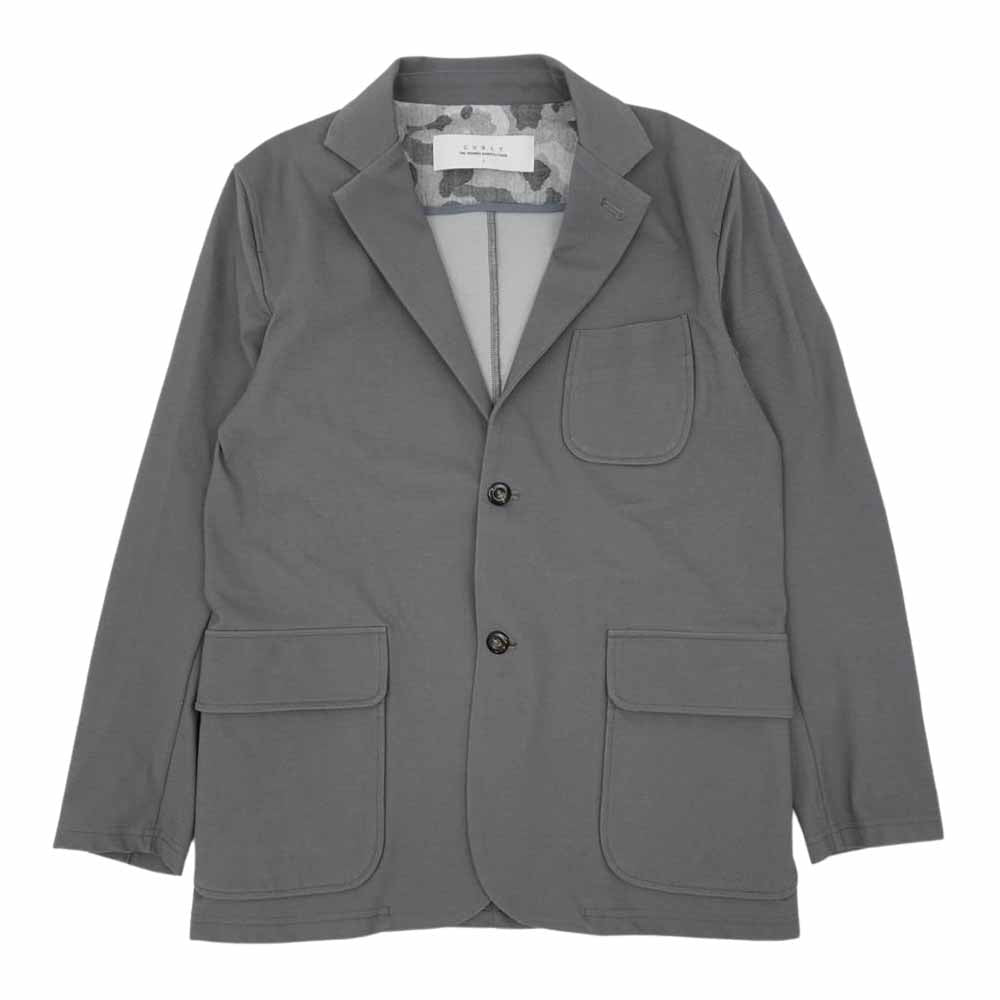 CURLY カーリー ストレッチ ジャケット パンツ セットアップ グレー系 1【中古】